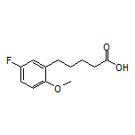 5-(5-Fluoro-2-methoxyphenyl)pentanoic Acid