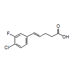 (E)-5-(4-Chloro-3-fluorophenyl)-4-pentenoic Acid