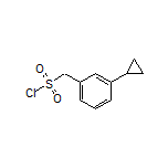 (3-Cyclopropylphenyl)methanesulfonyl Chloride