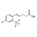 (E)-5-[4-Fluoro-2-(trifluoromethyl)phenyl]-4-pentenoic Acid