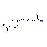 5-[2-Fluoro-4-(trifluoromethyl)phenyl]pentanoic Acid