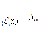 (E)-5-[3-Chloro-4-(trifluoromethoxy)phenyl]-4-pentenoic Acid