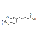 5-[3-Chloro-4-(trifluoromethoxy)phenyl]pentanoic Acid