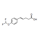 (E)-5-[4-(Difluoromethoxy)phenyl]-4-pentenoic Acid