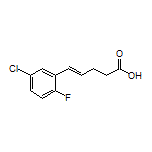 (E)-5-(5-Chloro-2-fluorophenyl)-4-pentenoic Acid