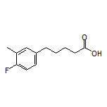 5-(4-Fluoro-3-methylphenyl)pentanoic Acid