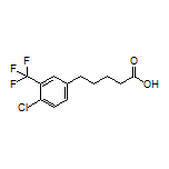 5-[4-Chloro-3-(trifluoromethyl)phenyl]pentanoic Acid