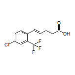 (E)-5-[4-Chloro-2-(trifluoromethyl)phenyl]-4-pentenoic Acid