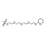 2-[2-[2-[2-[(Tetrahydro-2H-pyran-2-yl)oxy]ethoxy]ethoxy]ethoxy]ethyl Methanesulfonate