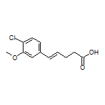 (E)-5-(4-Chloro-3-methoxyphenyl)-4-pentenoic Acid