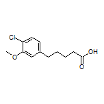 5-(4-Chloro-3-methoxyphenyl)pentanoic Acid