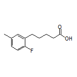 5-(2-Fluoro-5-methylphenyl)pentanoic Acid