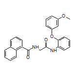 N-[2-[[2-(3-Methoxyphenoxy)phenyl]amino]-2-oxoethyl]-1-naphthamide