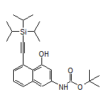 3-(Boc-amino)-8-[(triisopropylsilyl)ethynyl]naphthalen-1-ol