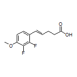 (E)-5-(2,3-Difluoro-4-methoxyphenyl)-4-pentenoic Acid