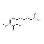 5-(2,3-Difluoro-4-methoxyphenyl)pentanoic Acid