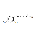 (E)-5-(2-Chloro-4-methoxyphenyl)-4-pentenoic Acid