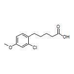 5-(2-Chloro-4-methoxyphenyl)pentanoic Acid