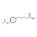 5-(4-Isopropoxyphenyl)pentanoic Acid