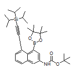 3-(Boc-amino)-8-[(triisopropylsilyl)ethynyl]naphthalene-1-boronic acid Pinacol Ester