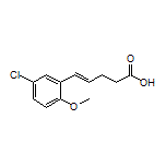 (E)-5-(5-Chloro-2-methoxyphenyl)-4-pentenoic Acid