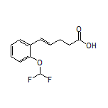 (E)-5-[2-(Difluoromethoxy)phenyl]-4-pentenoic Acid