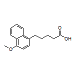 5-(4-Methoxy-1-naphthyl)pentanoic Acid