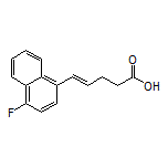 (E)-5-(4-Fluoro-1-naphthyl)-4-pentenoic Acid