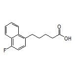 5-(4-Fluoro-1-naphthyl)pentanoic Acid