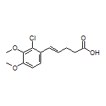 (E)-5-(2-Chloro-3,4-dimethoxyphenyl)-4-pentenoic Acid