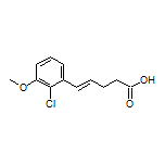 (E)-5-(2-Chloro-3-methoxyphenyl)-4-pentenoic Acid