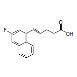 (E)-5-(3-Fluoro-1-naphthyl)-4-pentenoic Acid