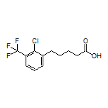 5-[2-Chloro-3-(trifluoromethyl)phenyl]pentanoic Acid