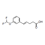 (E)-5-[3-(Difluoromethoxy)phenyl]-4-pentenoic Acid