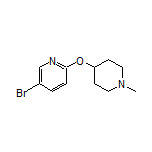 5-Bromo-2-[(1-methyl-4-piperidyl)oxy]pyridine