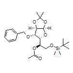 (R)-1-[(3aR,5R,6S,6aR)-6-(Benzyloxy)-2,2-dimethyltetrahydrofuro[2,3-d][1,3]dioxol-5-yl]-2-[(tert-butyldimethylsilyl)oxy]ethyl Acetate