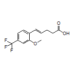 (E)-5-[2-Methoxy-4-(trifluoromethyl)phenyl]-4-pentenoic Acid