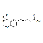 (E)-5-[4-Methoxy-3-(trifluoromethyl)phenyl]-4-pentenoic Acid