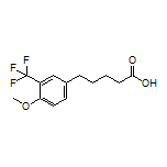 5-[4-Methoxy-3-(trifluoromethyl)phenyl]pentanoic Acid