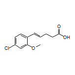 (E)-5-(4-Chloro-2-methoxyphenyl)-4-pentenoic Acid