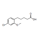 5-(4-Chloro-2-methoxyphenyl)pentanoic Acid