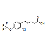 (E)-5-[2-Chloro-4-(trifluoromethoxy)phenyl]-4-pentenoic Acid