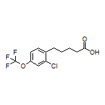 5-[2-Chloro-4-(trifluoromethoxy)phenyl]pentanoic Acid