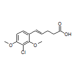 (E)-5-(3-Chloro-2,4-dimethoxyphenyl)-4-pentenoic Acid