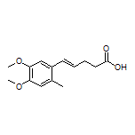 (E)-5-(4,5-Dimethoxy-2-methylphenyl)-4-pentenoic Acid