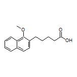 5-(1-Methoxy-2-naphthyl)pentanoic Acid