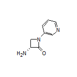 (R)-3-Amino-1-(3-pyridyl)azetidin-2-one