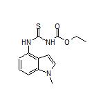 1-Methyl-4-[3-(ethoxycarbonyl)thioueido]indole