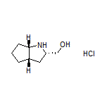 [(2S,3aS,6aS)-Octahydrocyclopenta[b]pyrrol-2-yl]methanol Hydrochloride