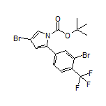 4-Bromo-2-[3-bromo-4-(trifluoromethyl)phenyl]-1-Boc-1H-pyrrole